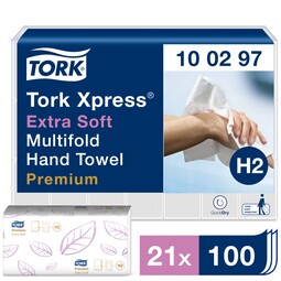 Tork Xpress Multifold Hand Towels H2 White 34 x 21.2CM
