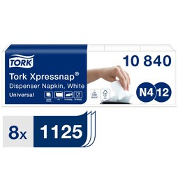Tork Xpressnap Dispenser Napkin N4 White Case 9000