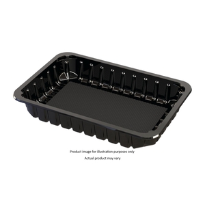 Padded Food Tray Clear 260x177x45MM