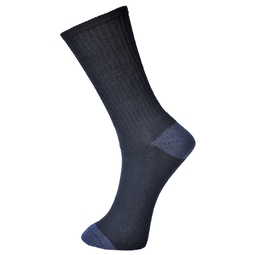 Portwest Classic Cotton Sock Black Size 44-48