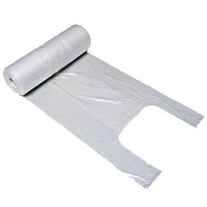 Good 2 Go T-Shirt Bag On Roll White 20.5x14x42CM