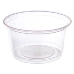 Satco Round Plastic Pot c/w Lid 2OZ