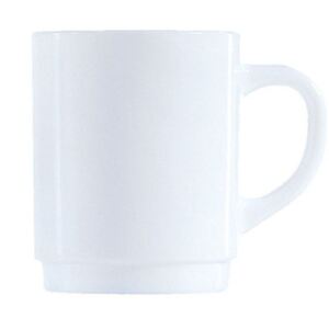 Opalware Mug Glass White 10OZ