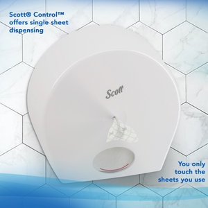 Scott CONTROL Toilet Tissue Centrefeed Roll White 314M