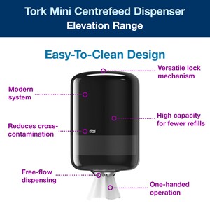Tork Centrefeed Dispenser M2 Black