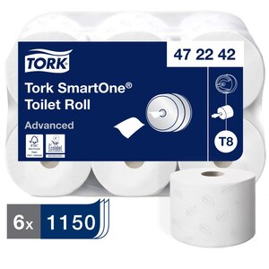Tork SmartOne Toilet Roll T8 White 207M