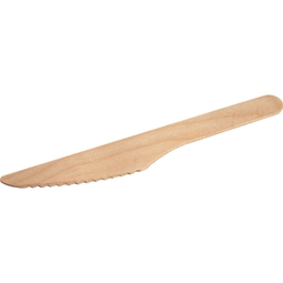 Sustain Wooden Knife Individually Wrapped 16.5CM