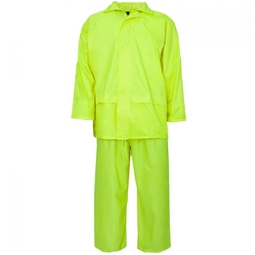 Supertouch Polyester/PVC Rainsuit Yellow 2XL