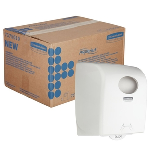 7375 Aquarius Rolled Hand Towel Dispenser White