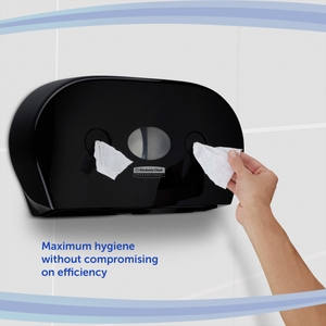 Kimberly-Clark Professional Toilet Tissue Dispenser Centrefeed Roll Black Jumbo