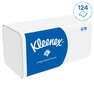 Kleenex Folded Hand Towels White Large