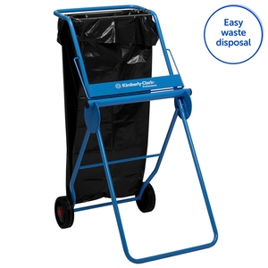 Kimberly-Clark Professional Mobile Stand Large Roll Wiper Dispenser Blue