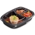 Cookipak Lid 3 Compartment Clear 36OZ