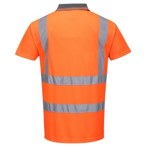 Portwest Hi-Vis Polo Shirt Short Sleeve Orange