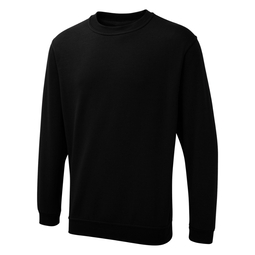 Uneek UX Sweatshirt Black Large