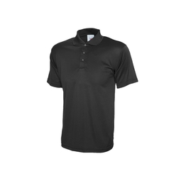 Uneek Processable Poloshirt Black