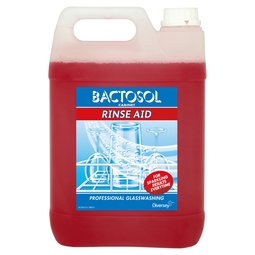 Diversey Bactosol Cabinet Glasswash Rinse Aid 5 Litre