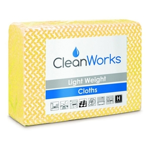 CleanWorks Light Weight Cloth Yellow 30x40CM