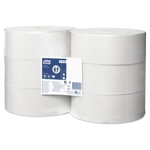 Tork Jumbo Toilet Paper Roll T1 White 500M