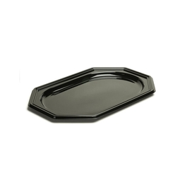 Sabert Octogonal Platter Black 46x30CM