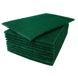 CleanWorks Scourer Pad Green 9x6" (Pack 10)