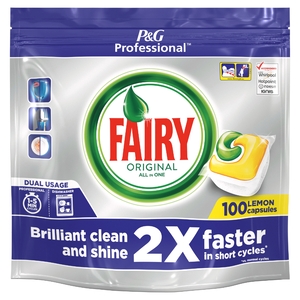 Fairy Professional All In 1 Dishwasher Tablets Lemon (Pack 100)