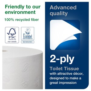 Tork Jumbo Toilet Paper Roll T1 White 360M