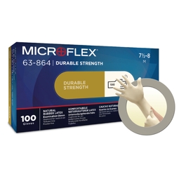 Ansell Microflex 63-864 Latex Glove Medium