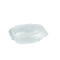 PLA Hinged Lid Container Clear 375ML