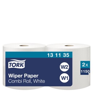 Tork Paper Wipes Roll W1/2 White 460M