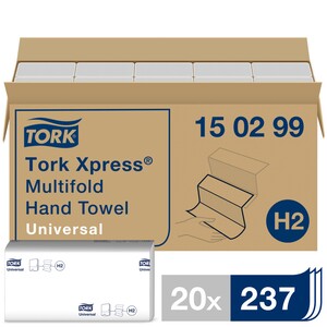 Tork Xpress Economical Multifold Hand Towel H2 White Case 4740