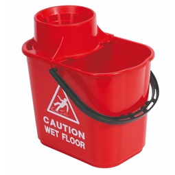 Robert Scott Professional Bucket and Wringer Red 15 Litre
