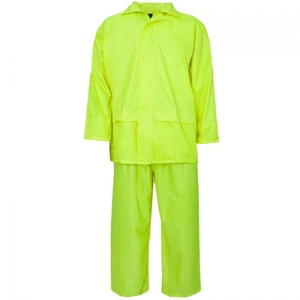 Supertouch Polyester/PVC Rainsuit Yellow Medium