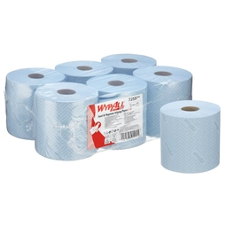 WypAll L10 Food & Hygiene Wiping Paper Centrefeed Blue