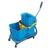 King Speedy Microfibre Flat Mopping Bucket and Wringer Combo Blue 15 Litre