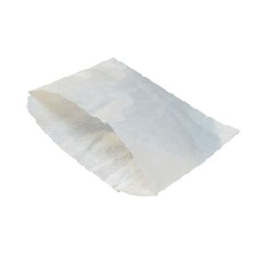 Greasproof Paper Chip Bag White 6x4"