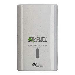 Simplify Interfolded Toilet Tissue Dispenser White