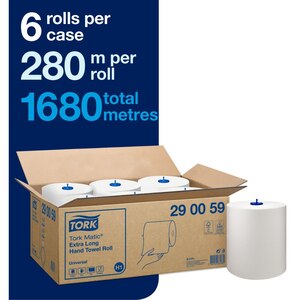 Tork Matic Extra Long Paper Hand Towel H1 White 280M