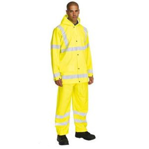 KeepSAFE High-Visibility Waterproof Jacket Yellow