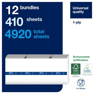Tork PeakServe Continuous Paper Hand Towel H5 White 410 Sheet