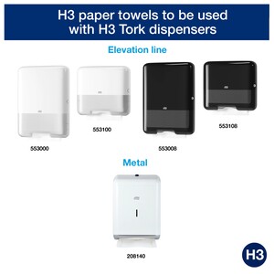 Tork Soft Singlefold Hand Towels H3 White Case 3750