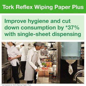 Tork Reflex Wiping Paper Towel Plus M3 White 67M