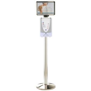 Touch-Free Dispenser Stand Silver