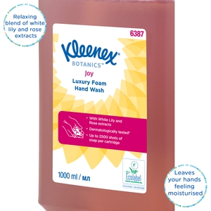 Kleenex Botanics Luxury Foam Hand Wash Cassette Red 1 Litre