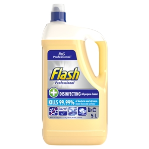 Flash Professional Disinfecting All Purpose Cleaner Lemon 5 Litre