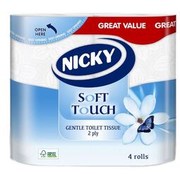 Nicky Soft Touch Toilet Roll
