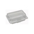 Container with Hinged Lid Clear 200x141x80MM