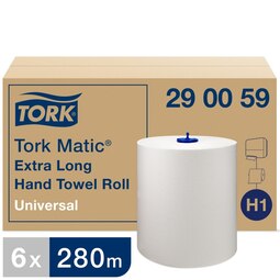 Tork Matic Extra Long Paper Hand Towel H1 White 280M