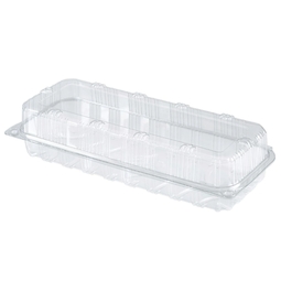 HOTFORM Rectangular Hinged Lid Container Clear 18 x 9 x 4.2CM