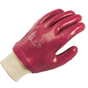 KeepSAFE PVC Lightweight Glove Red
